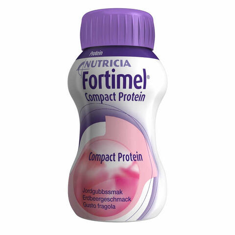 Nutricia  compact protein gusto frutti rossi rinfrescanti 4 bottiglie da 125 ml