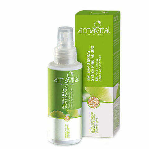 Amavital balsamo spray senza risciacquo capelli lisci 100 ml