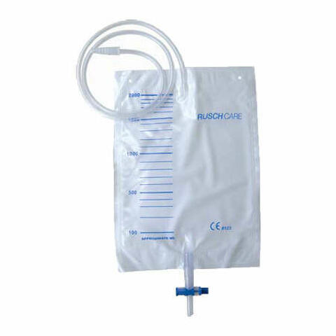 Sacca di drenaggio letto per incontinenza 2000ml in pvc con valvola di non ritorno e rubinetto di scarico t-tap con tubo di raccordo 130cm 20 pezzi riutilizzabile