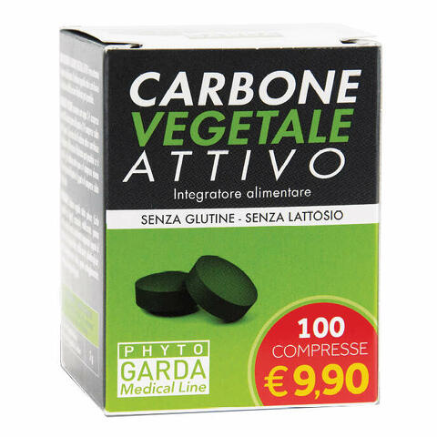 Carbone vegetale attivo 100 compresse