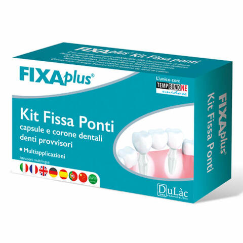 Cemento provvisorio per ponti fixaplus kit 1 pezzo