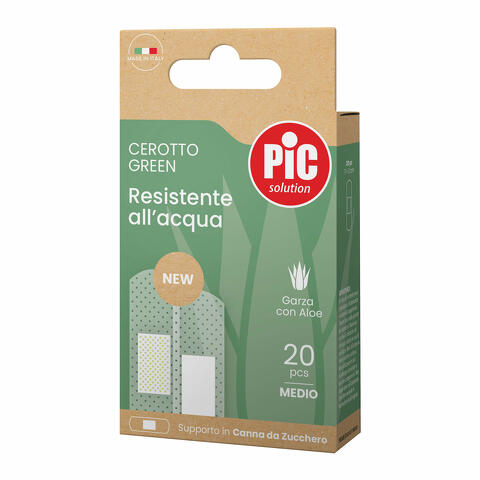 Cerotto pic green canna aloe medio 20 pezzi