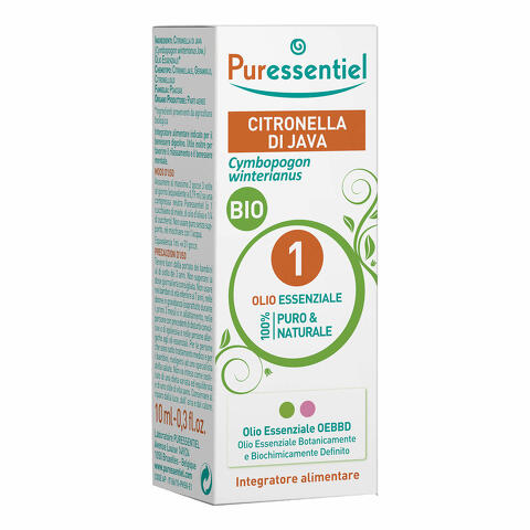 Citronella java olio essenziale bio 10 ml