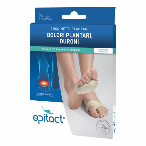 Cuscinetto plantare per dolori plantari eduroni in gel di silicone epithelium 26  taglia medium