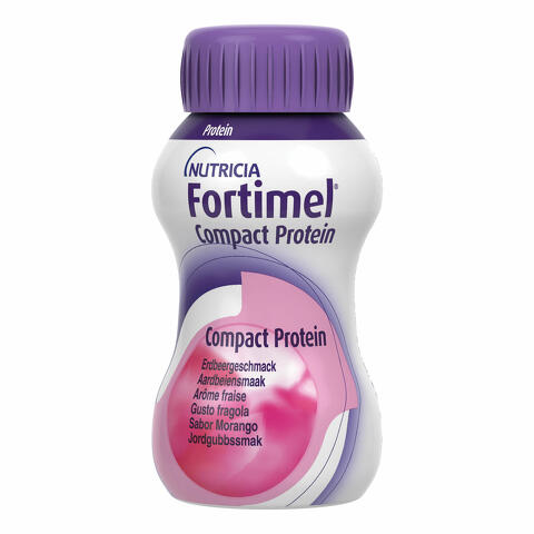 Compact protein fragola 4 bottiglie 125 ml