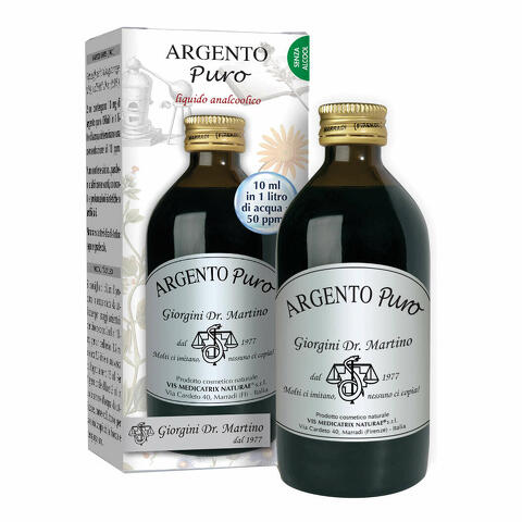 Argento puro liquido analcolico 200 ml