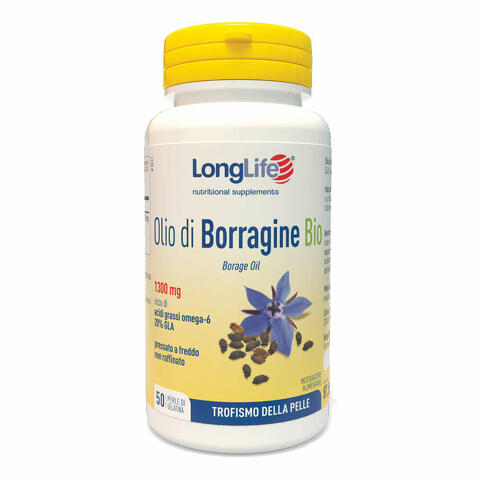 Longlife olio borragine bio 50 perle