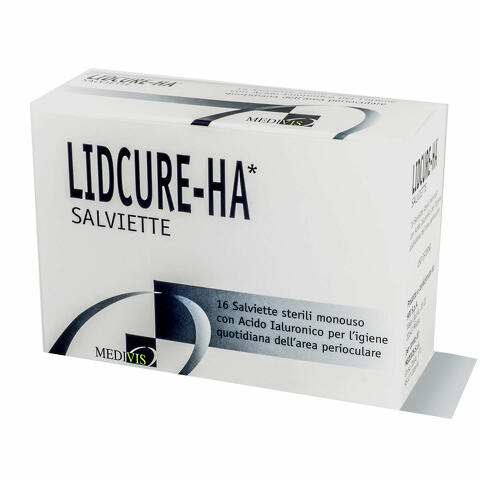 Lidcure ha salviettina detergente emolliente lenitiva 16 bustine