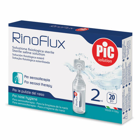 Rinoflux soluzione fisiologica 20 fiale 2 ml