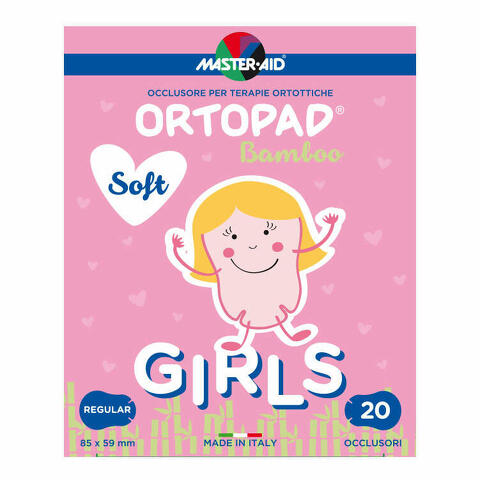 Cerotto oculare per ortottica ortopad soft girls regular 20 pezzi