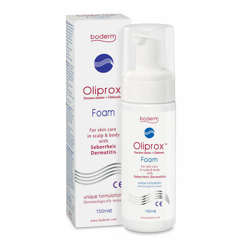 Oliprox schiuma antidesquamazione e dermatite seborroica cuoio capelluto e pelle 150 ml