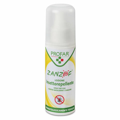 Zanzof lozione insettorepellente spray deet 9% 100 ml