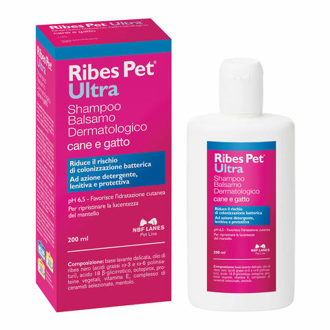 Ribes pet ultra shampoo dermatologico flacone 200 ml