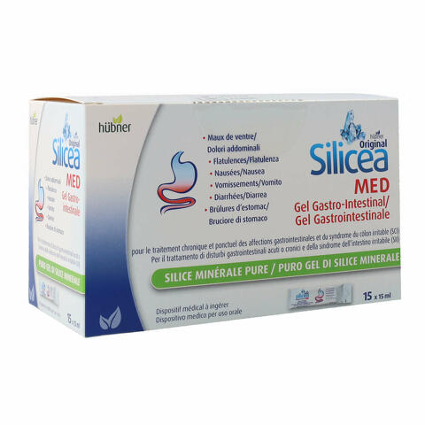 Silicea med gel gastrointestinale 15 bustine