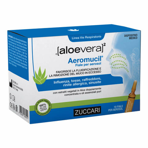 Aloevera2 aeromucil 10 fiale 5 ml