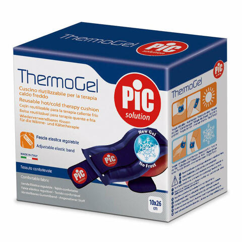 Thermogel cuscino terapia caldo freddo 10x26 cm con fascia elastica