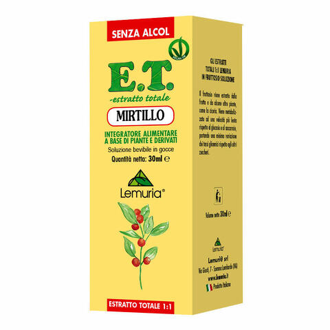 Mirtillo estratto titolato 30 ml