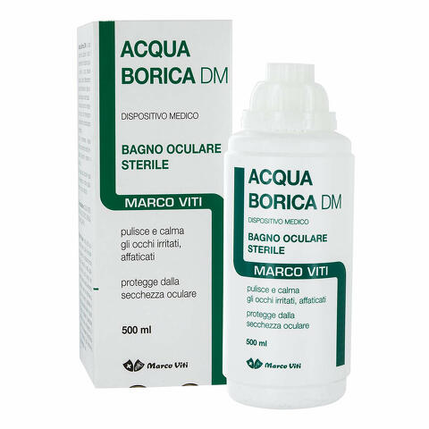 Acqua borica per bagno oculare sterile 500 ml