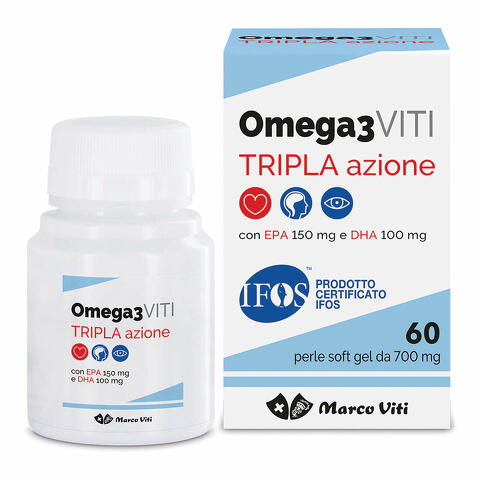 Omega3 viti tripla azione 60 perle