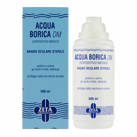 Acqua borica per bagno oculare sterile 500 ml