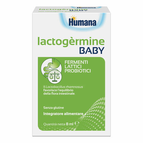 Lactogermine baby gocce flacone da 7,5 g con tappo serbatoioe contagocce