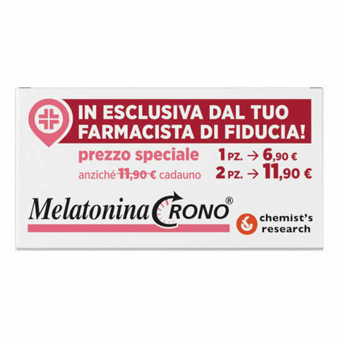 Melatonina crono 1mg tiamepina 30 compresse