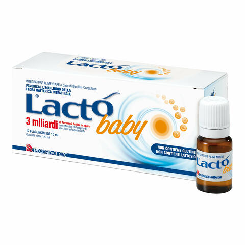 Lacto baby 12 flaconcini 3 miliardi 10 ml