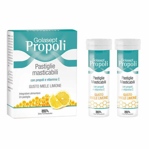 Propoli 24 compresse masticabili miele limone