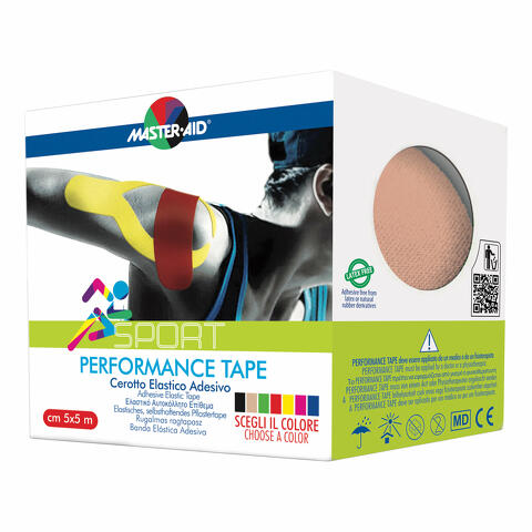 Master-aid sport perform beige taping neuromuscolare 5 x 500 cm