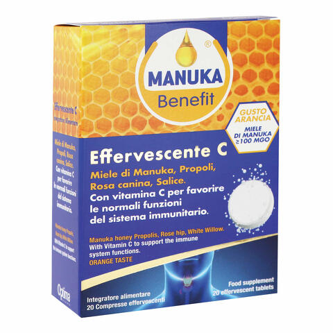 Manuka benefit effervescente c 20 compresse