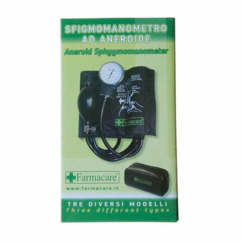 Sfigmomanometro aneroide ad alta precisione con fonendoscopio  bracciale con chiusura in velcro  cuscinetto in gomma  soffieria completa di valvola