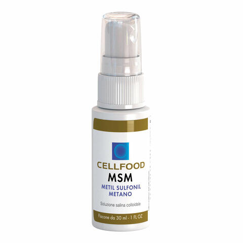 Cellfood msm metil sulfonil metano soluzione salina colloidale 30 ml