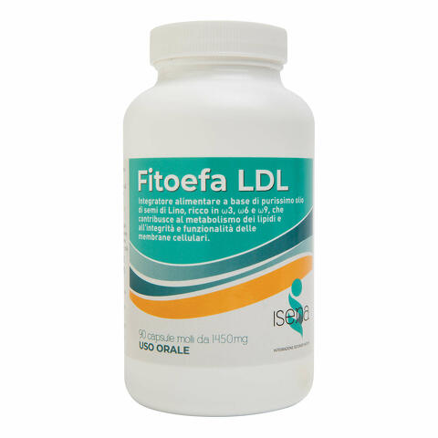 Fitoefa ldl olio di semi di lino biologiorganic flax oil