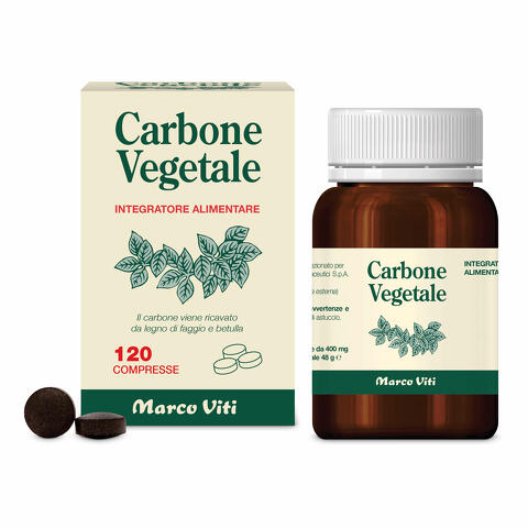 Carbone vegetali 120 compresse