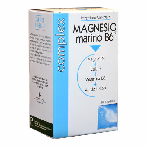 Magnesio marino b6 40 capsule