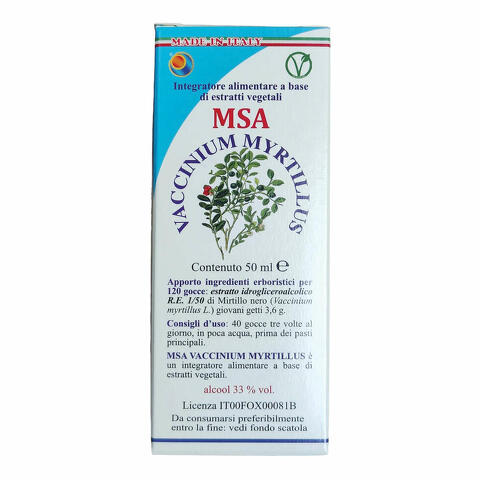 Msa vaccinium myrtil 50 ml