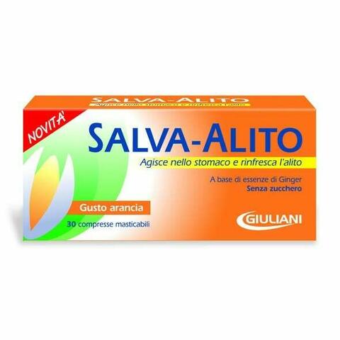 Salva alito  arancia 30 compresse