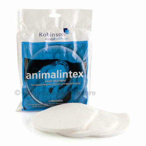 Animalintex hoof shaped impacco