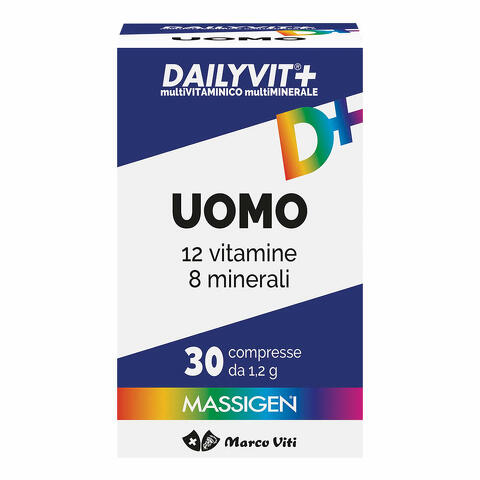 + uomo multivitaminico e multiminerale 30 compresse rivestite