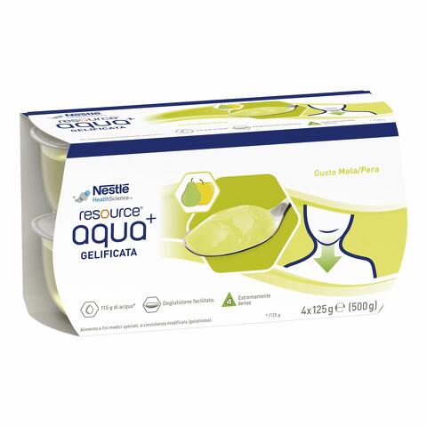 Resource aqua acqua gelificata+applepear cup 6 4x125 g