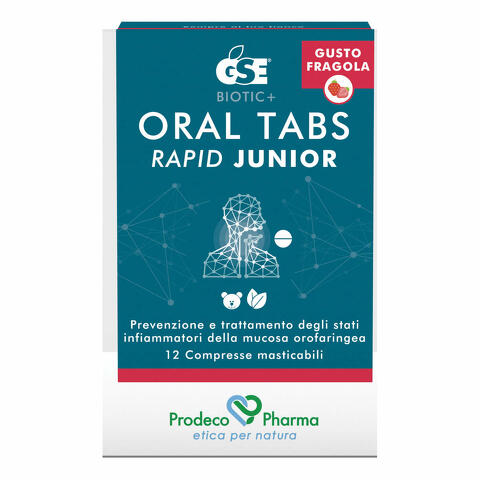 Oral tabs rapid junior fragola 12 compresse