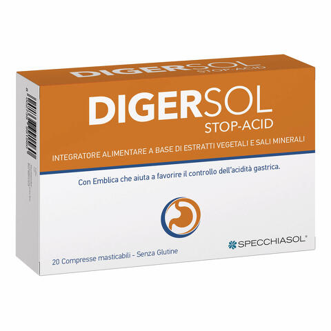 Digersol stop-acid 20 compresse masticabili