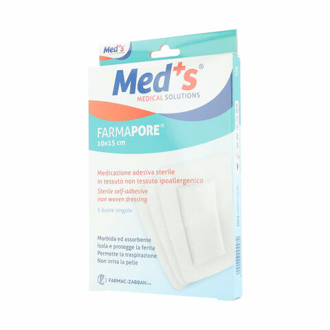 Medicazione adesiva  10x15 cm 5 pezzi