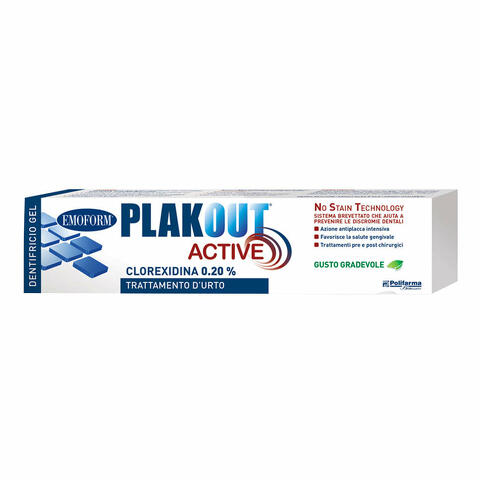 Plakout active dentifricio 0,20%