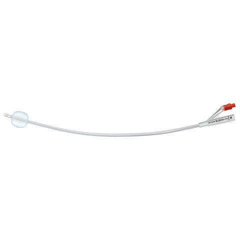 Catetere vescicale per adulti foley profilcath plus aquaflate con palloncino in silicone scanalature longitudinali diametro ch20 lunghezza 41cm 1 pezzo