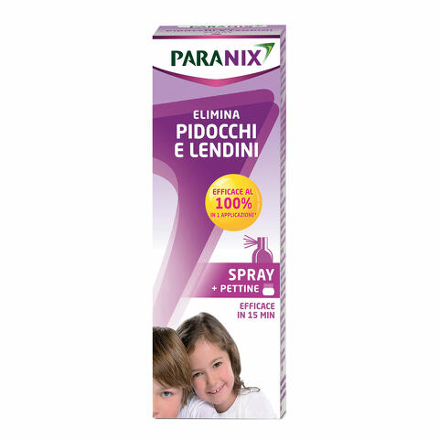 Trattamento pidocchi e lendini  spray 100 ml + pettine