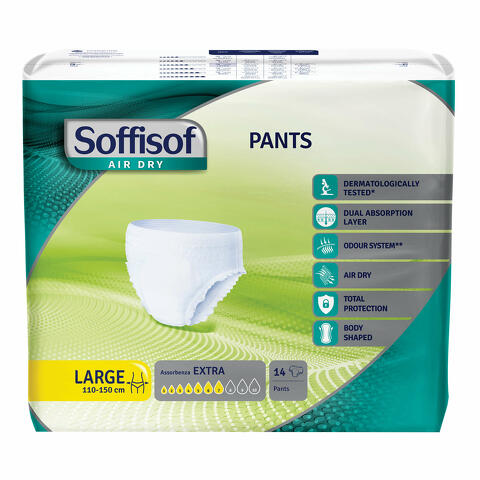 Pannolone  air dry pants extra l 14 pezzi