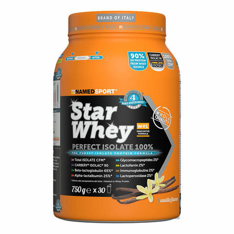 Star whey isolate vanilla 750 g