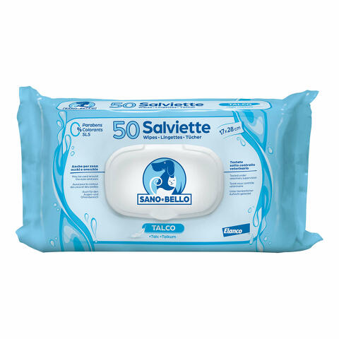 Salviette detergenti talco 50 maxi salviette