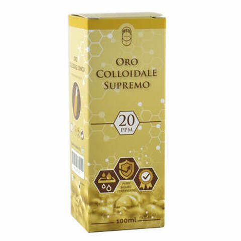 Oro colloidale supremo 20ppm 100 ml